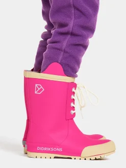 Børn Didriksons Splashman Gummistøvler, Plastic Pink