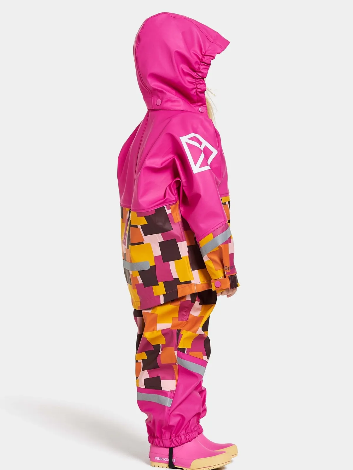 Børn Didriksons Regntøj>Waterman Regnsæt, Notes Pink