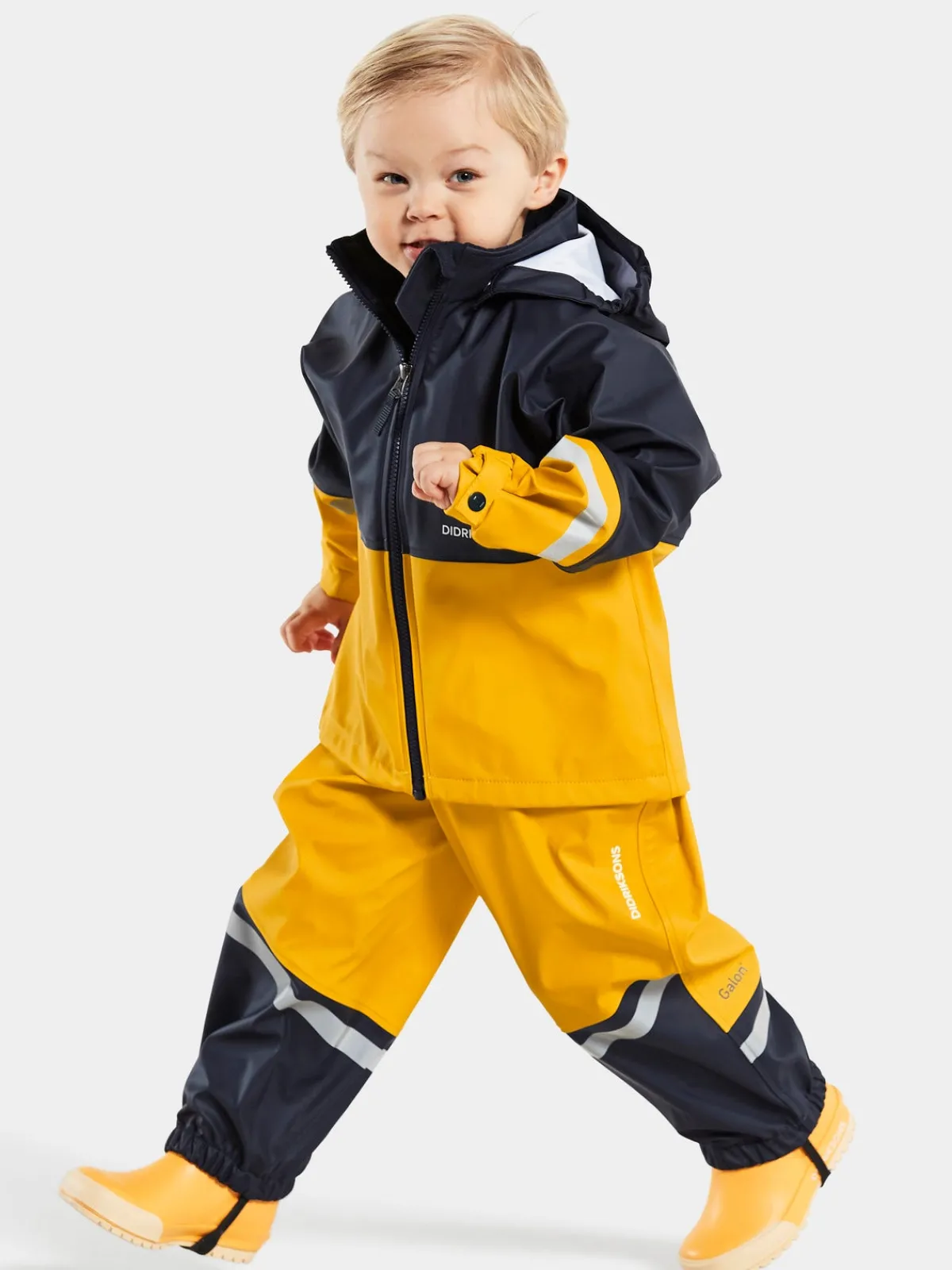 Børn Didriksons Regntøj>Waterman Regnsæt, Oat Yellow