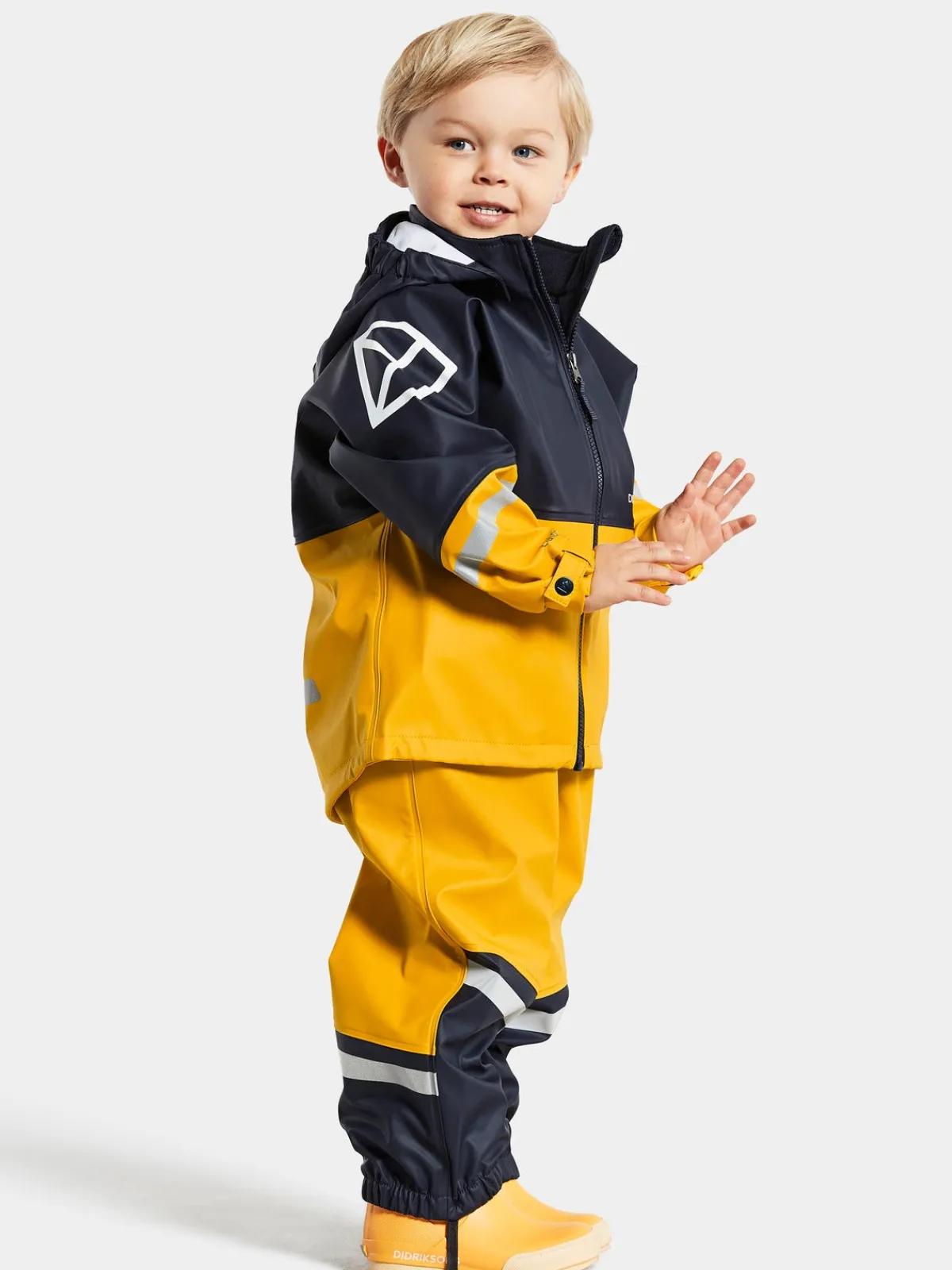 Børn Didriksons Regntøj>Waterman Regnsæt, Oat Yellow