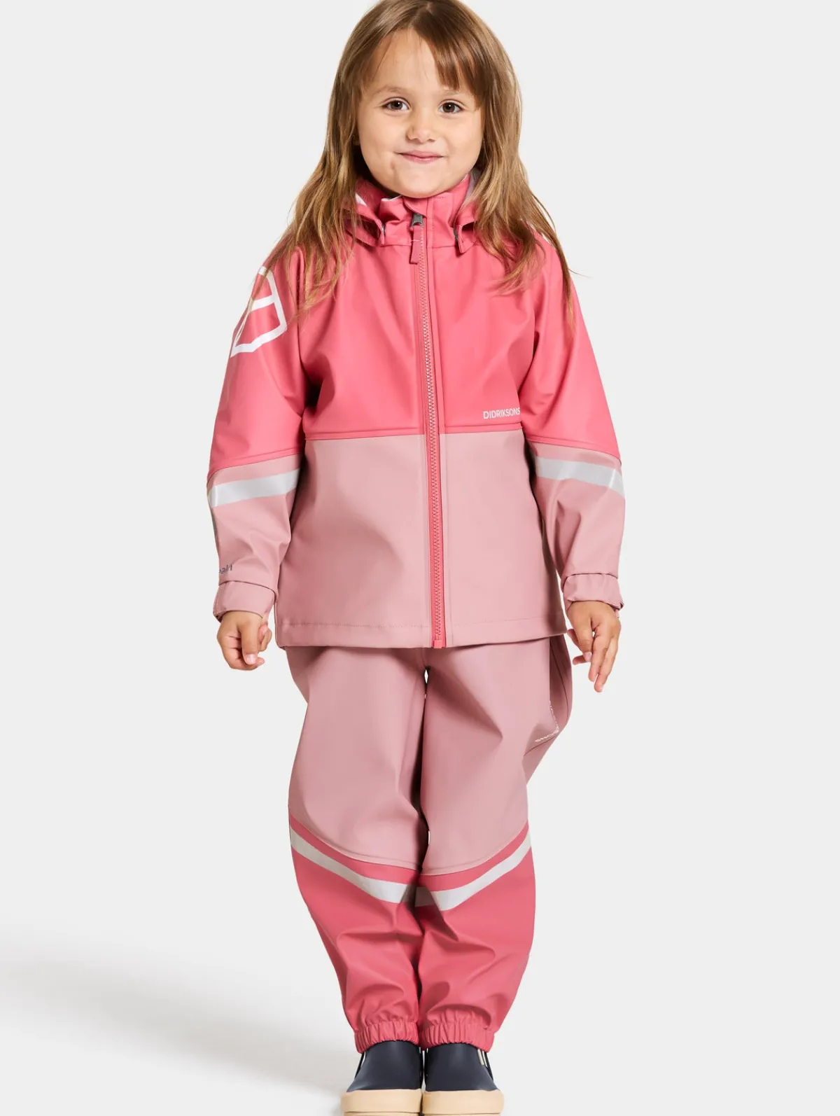 Børn Didriksons Regntøj>Waterman Regnsæt, Soft Pink