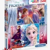 DisneyFrozen Spil & Puslespil*Disney Frozen 2 Puslespil 2x60 Brikker