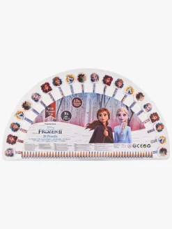 DisneyFrozen Disney Frozen Farveblyantsæt med Viskelæder 20-pak