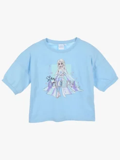 DisneyFrozen Overdele*Disney Frozen T-shirt, Blue Blå