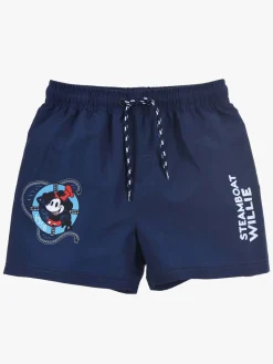 Børn DisneyMussePigg Uv & Strand>Disney Mickey Mouse Badeshorts, Navy