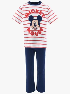 Børn DisneyMussePigg Nattøj|Overdele>Disney Mickey Mouse Pyjamas, Rød