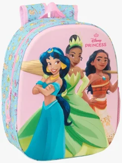Børn DisneyPrincess Disney Princess 3D Rygsæk 8.5L, Lyserød/blå