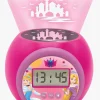 Børn DisneyPrincess Interiør>Disney Princess Projector Vækkeur, Lyserød