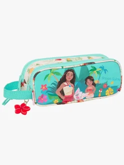 DisneyPrincess Disney Vaiana Dobbelt Penalhus, Beige/Turkis