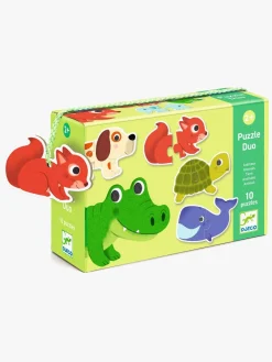 Djeco Spil & Puslespil*Duo Puslespil Dyr 20 Brikker Flerfarvet