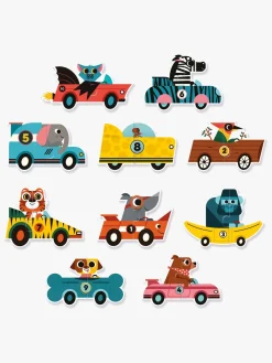 Djeco Spil & Puslespil*Duo Puslespil Racerbil 20 Brikker Flerfarvet