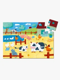 Djeco Spil & Puslespil*Puslespil Køer På Gården 24 Brikker