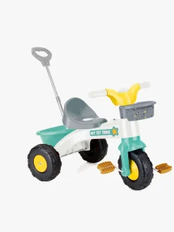 DOLU Cykler>My First Trike Parent Handle Trehjulet Cykel, Hvid/Blå