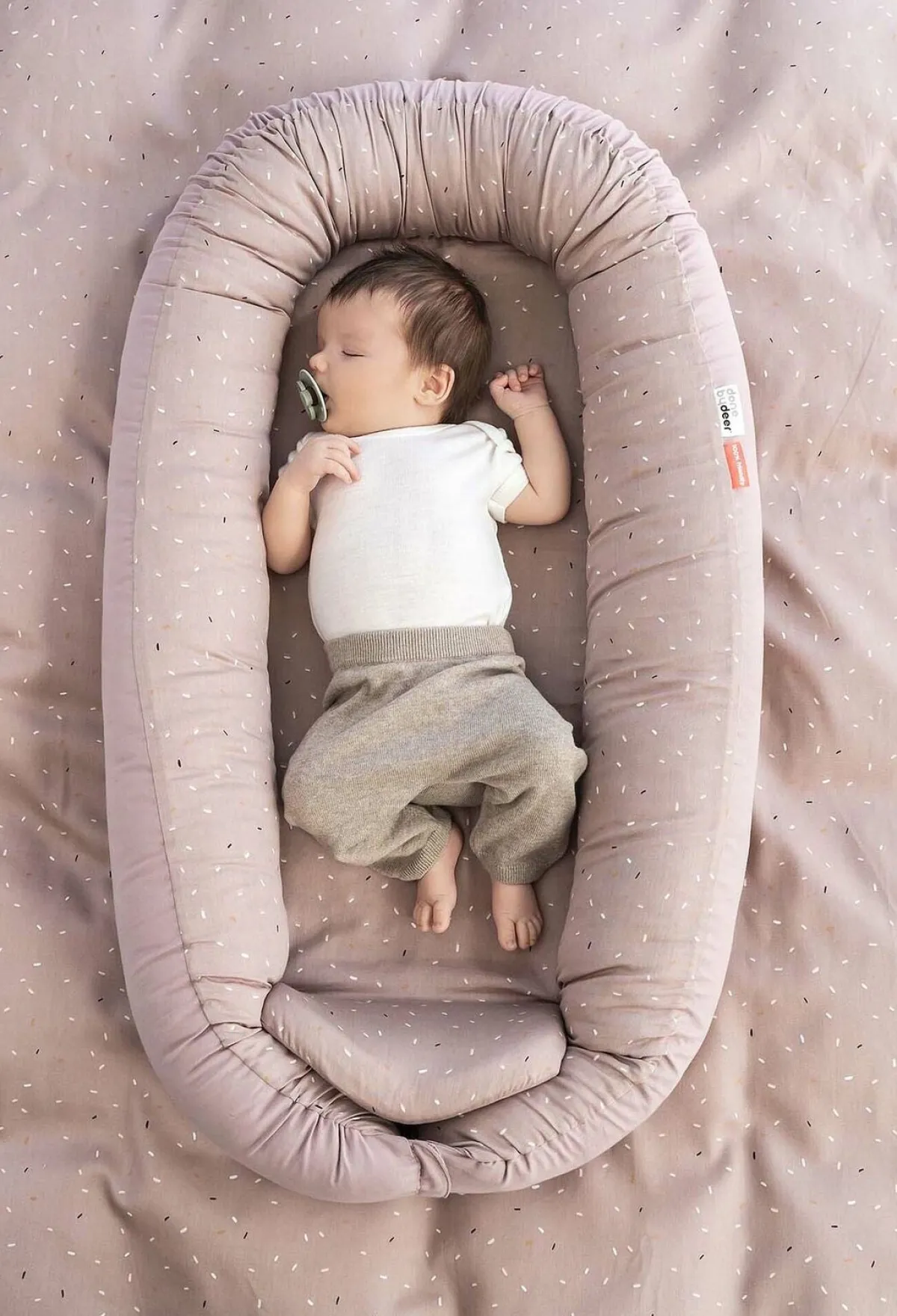 Børn DoneByDeer Børnesenge & Tilbehør>Done By Deer Babynest Confetti, Pink