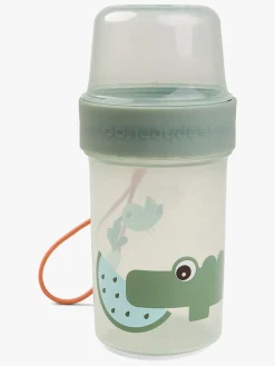 DoneByDeer Done By Deer Croco To Go Two-Way Snackbeholder, Green