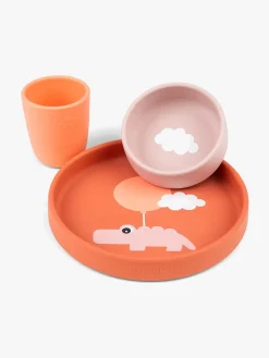 DoneByDeer Done By Deer Happy Clouds Børneservicer, Papaya