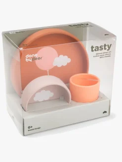 DoneByDeer Done By Deer Happy Clouds Børneservicer, Papaya