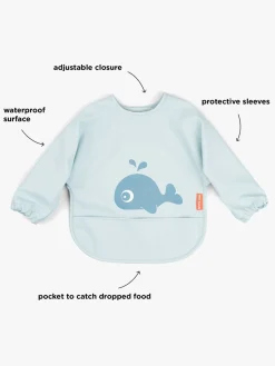 DoneByDeer Done By Deer  Langærmet Hagesmæk med Lomme Wally, Blue