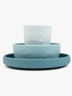 DoneByDeer Spisetid>Done By Deer Stick & Stay Madsæt Deer Friends, Blue