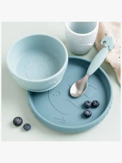 DoneByDeer Spisetid>Done By Deer Stick & Stay Madsæt Deer Friends, Blue