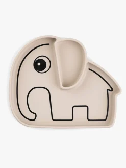 DoneByDeer Done By Deer Stick & Stay Silikonetallerken Elphee, Sand