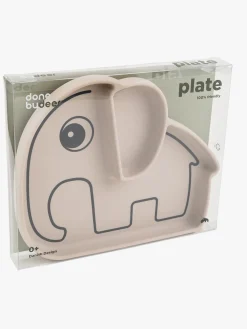 DoneByDeer Done By Deer Stick & Stay Silikonetallerken Elphee, Sand