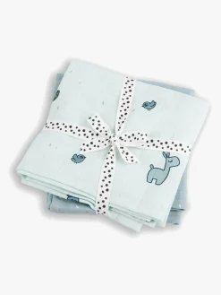 DoneByDeer Stofbleer, Nusseklude & Babytæpper*Done By Deer Stofble Lalee 2-pak, Blue Blå