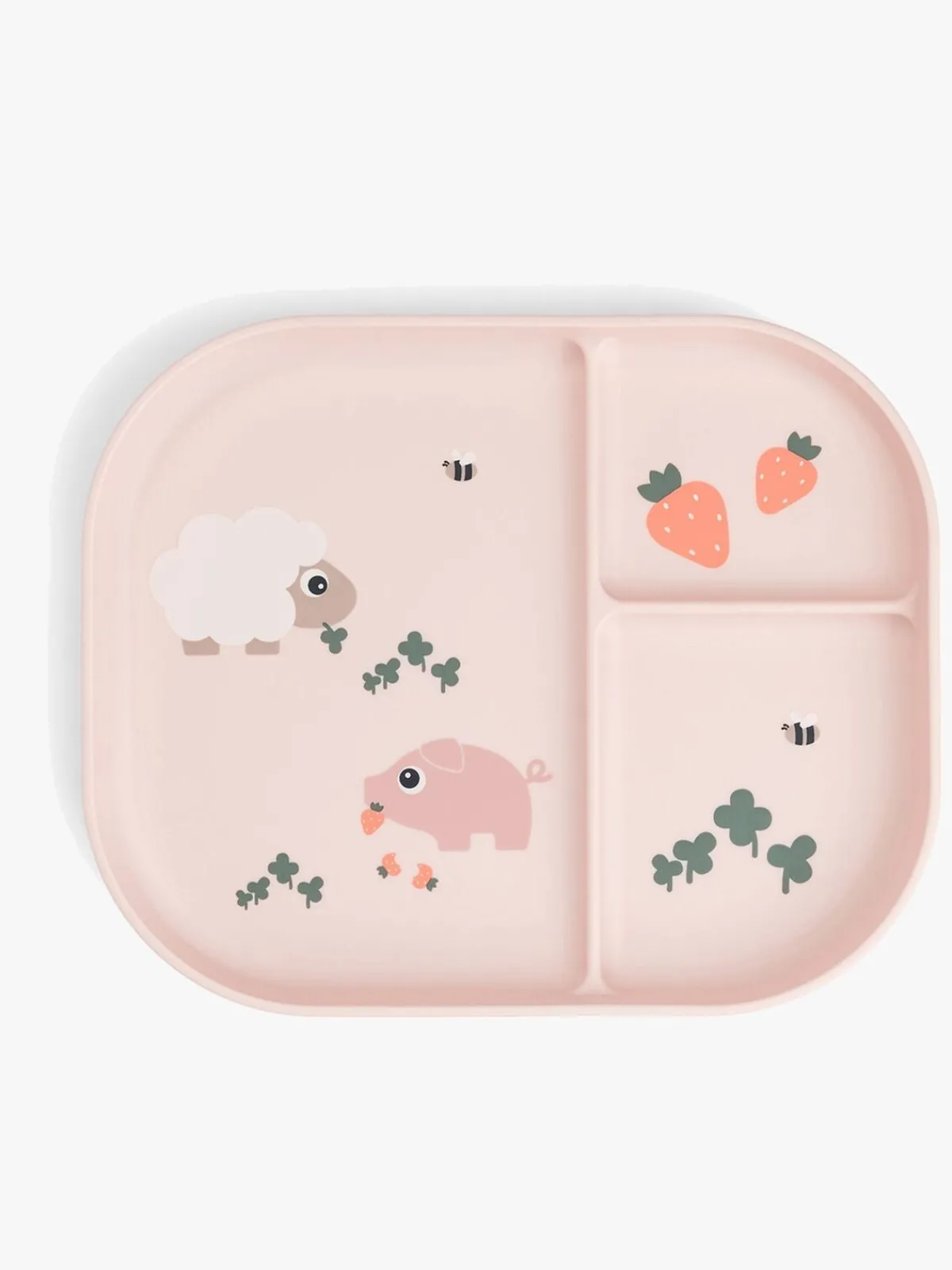 DoneByDeer Done By Deer Tiny Farm Foodie Opdelt Tallerken, Powder