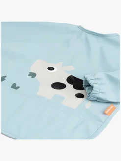 DoneByDeer Done By Deer Tiny Farm  Langærmet Hagesmæk med Lomme, Blue