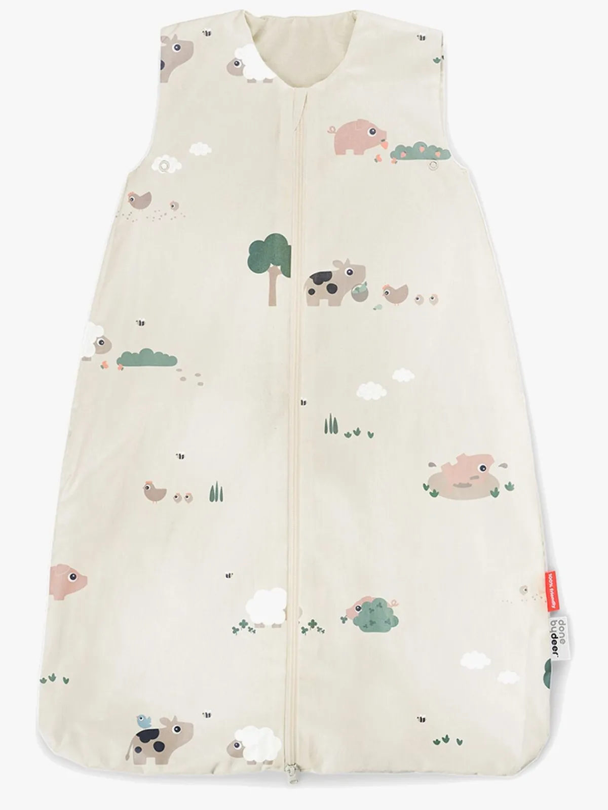 Børn DoneByDeer Børnesenge & Tilbehør>Done By Deer Tiny Farm Sovepose 8-18M TOG 1.0, Sand