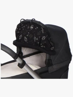Dooky Vogntilbehør*Universal Solkaleche, Romantic Leaves Black Sort/Flerfarvet