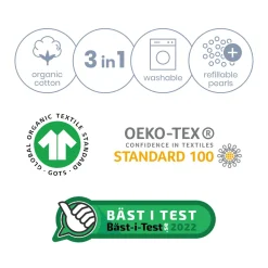 Doomoo Amme- & Graviditetspude Buddy Polka, Creme