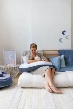 Doomoo Betræk Buddy Måne, Blå/Grå