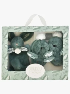DoudouetCompagnie DouDou Bunny Gavesæt, Sage Green