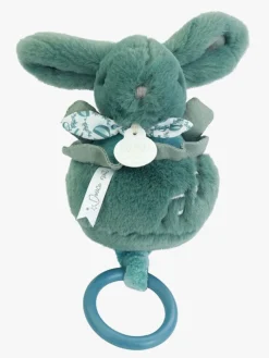 DoudouetCompagnie Babylegetøj*DouDou Bunny Spilledåse, Sage Green