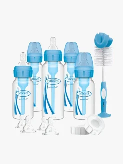 DrBrown Dr. Brown NarrowNeck Options Gavesæt + Sutteflaskesæt, Blå