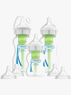 DrBrown Dåbsgaver*Dr. Brown's Options+ Bred Hals Startsæt