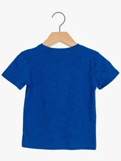 Børn Ebbe Gologo T-Shirt, Royal Blue Melange