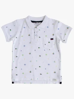 Ebbe Overdele*Harper Piké T-Shirt, Multi Sea Print