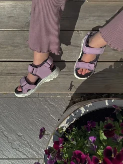 Børn Ecco Sandaler & Klipklapper>Biom Raft Sandaler, Lavender Mist/Night Shade