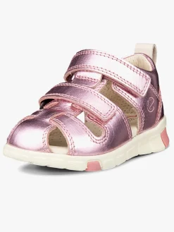 Børn Ecco Mini Stride Sandaler, Old Rose Metallic