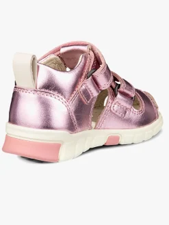 Børn Ecco Mini Stride Sandaler, Old Rose Metallic