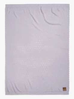 Børn ElodieDetails Elodie  Pointelle-strikket Tæppe 100x75, Lavender Love