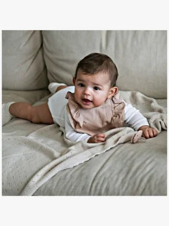 Børn ElodieDetails Interiør></noscript>Elodie  Pointelle-strikket Tæppe 100x75, Creamy White