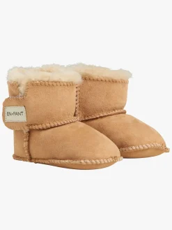 Børn Enfant EN FANT Fåreskindstøfler, Camel