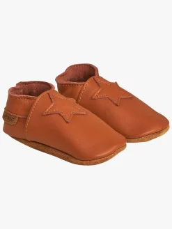 Børn Enfant Hjemmesko>EN FANT Hjemmesko, Leather Brown
