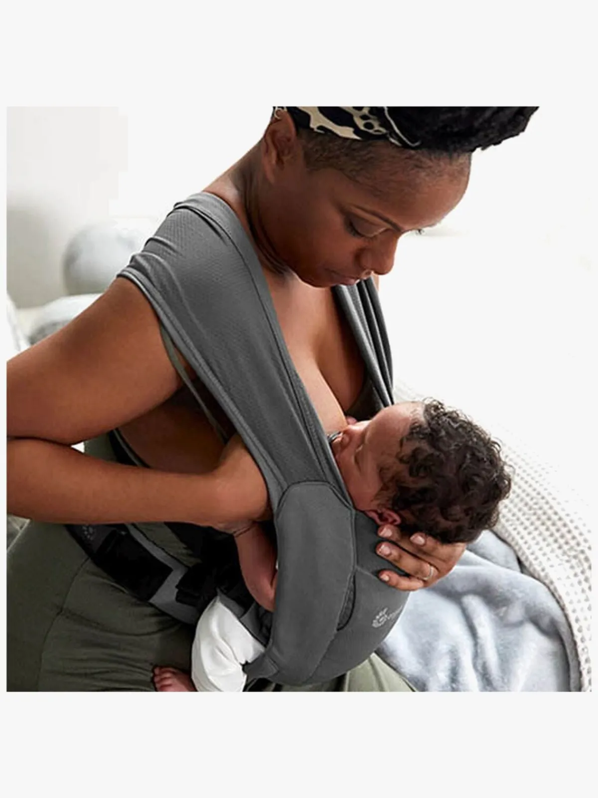 Ergobaby Embrace Soft Air Mesh Bæresele, Washed Black