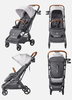 Ergobaby Rejseklapvogne*Metro 3 Deluxe Klapvogn, Pearl Grey Grå