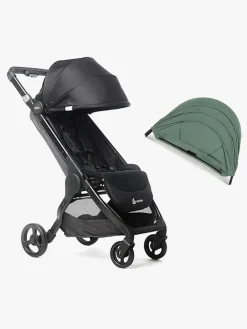 Ergobaby Metro+ Klapvogn inkl. Ekstra Kaleche, Black/Sea Grass