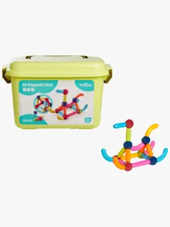 Fippla Byggesæt & Lego*Store Magnetiske Byggeklodser 124 Stk